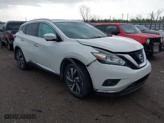 2015 Nissan Murano Platinum with VIN 5N1AZ2MH0FN237598, listed as a IAAI auction lot 41945540 with 177,934 mi miles. Bid and sale history available at carsss.com. Image 1.