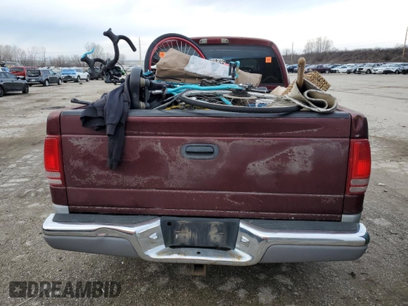 2001 Dodge Dakota Sport with VIN 1B7HG2AN11S320731, listed as a Copart auction lot 86474754 with 164,632 mi miles and Salvage Title. Bid and sale history available at carsss.com. Image 6.