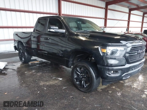 2021 Ram 1500 Big Horn с VIN 1C6SRFBT4MN727666, выставлен на аукционе IAAI как лот 41052455 с пробегом 46 236 миль миль и . История ставок и продаж доступна на DreamBid. Изображение 1.