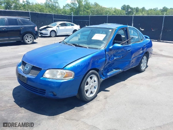 2006 Nissan Sentra 1.8 S with VIN 3N1CB51D06L526391, listed as a IAAI auction lot 39504566 with 200,000 mi miles. Bid and sale history available at carsss.com. Image 2.