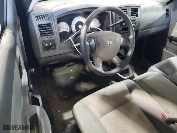 2005 Dodge Dakota ST with VIN 1D7HW22K65S119779, listed as a Copart auction lot 45154025 with 0 mi miles and Salvage Title. Bid and sale history available at carsss.com. Image 8.