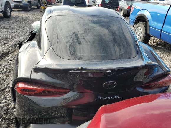 2022 Toyota GR Supra 3.0 with VIN WZ1DB0C07NW050424, listed as a Copart auction lot 65576944 with 0 mi miles and Salvage Title. Bid and sale history available at carsss.com. Image 6.