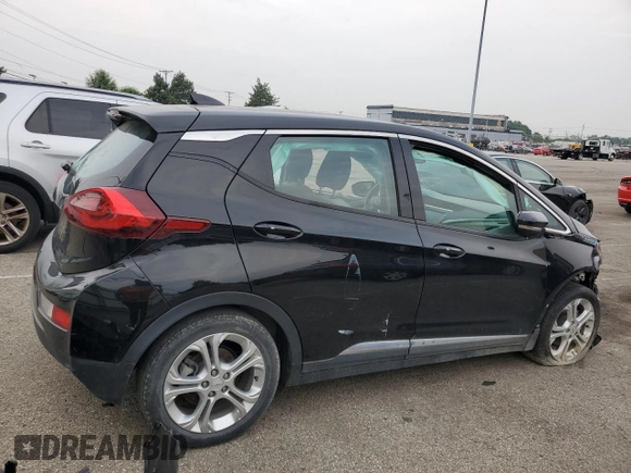2017 Chevrolet Bolt EV LT with VIN 1G1FW6S06H4188450, listed as a Copart auction lot 58195805 with 52,093 mi miles and Salvage title. Bid and sale history available at DreamBid. Image 3.