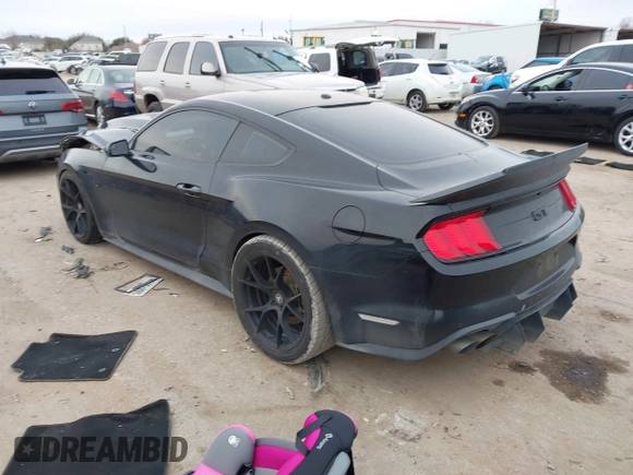 2018 Ford Mustang GT with VIN 1FA6P8CFXJ5126672, listed as a IAAI auction lot 41544616 with Not Provided miles. Bid and sale history available at carsss.com. Image 3.