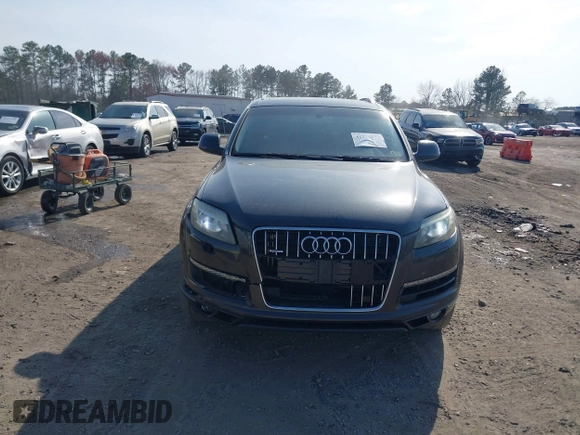 2014 Audi Q7 Premium Plus with VIN WA1LGAFE9ED001319, listed as a IAAI auction lot 41775171 with 144,711 mi miles and . Bid and sale history available at DreamBid. Image 12.