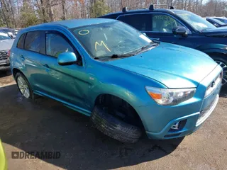 2011 Mitsubishi Outlander Sport SE with VIN JA4AR4AU3BZ000327, listed as a IAAI auction lot 41640688 with 110,720 mi miles. Bid and sale history available at carsss.com. Image 1.