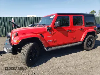 2022 Jeep Wrangler Unlimited Sahara with VIN 1C4JJXP69NW275522, listed as a Copart auction lot 53245305 with 19,246 mi miles and Salvage title. Bid and sale history available at DreamBid. Image 1.