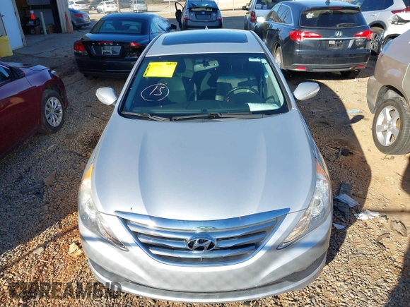 2014 Hyundai Sonata SE with VIN 5NPEC4AC0EH848726, listed as a IAAI auction lot 41747200 with 121,720 mi miles and . Bid and sale history available at DreamBid. Image 6.