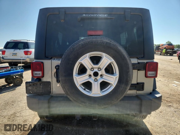 2018 Jeep Wrangler Unlimited Sport S with VIN 1C4BJWDG2JL808379, listed as a Copart auction lot 60694625 with Not provided miles and Salvage title. Bid and sale history available at DreamBid. Image 6.