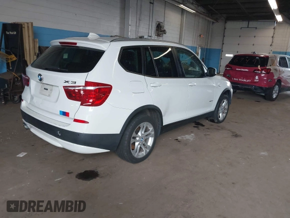 2014 BMW X3 xDrive28i with VIN 5UXWX9C56E0D29716, listed as a IAAI auction lot 42008147 with 179,729 mi miles and . Bid and sale history available at DreamBid. Image 4.
