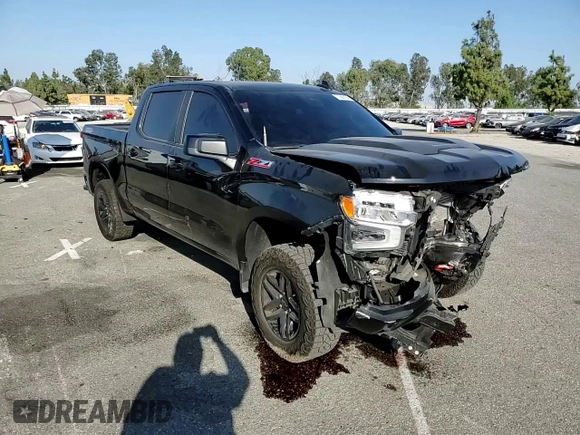 2023 Chevrolet Silverado 1500 LT Trail Boss with VIN 3GCUDFED8PG364449, listed as a Copart auction lot 71685704 with 13,637 mi miles and Salvage Title. Bid and sale history available at DreamBid. Image 11.