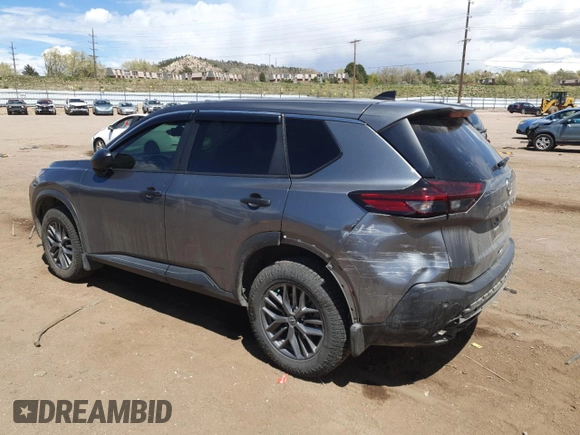 2023 Nissan Rogue S with VIN 5N1BT3AB8PC744032, listed as a Copart auction lot 54912345 with 55,045 mi miles and Salvage title. Bid and sale history available at DreamBid. Image 2.