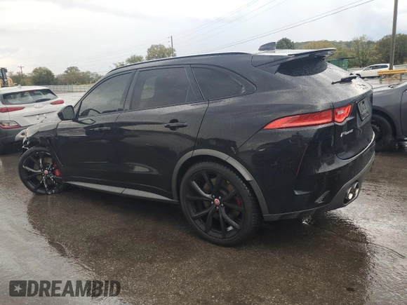 2020 Jaguar F-Pace SVR with VIN SADCZ2EE3LA617303, listed as a Copart auction lot 73005284 with 85,521 mi miles and Salvage Title. Bid and sale history available at DreamBid. Image 2.