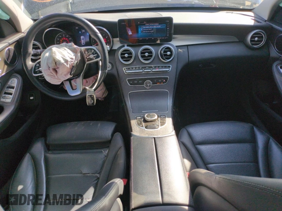 2019 Mercedes-Benz C 300 with VIN 55SWF8EB9KU292879, listed as a Copart auction lot 56898465 with 75,829 mi miles and Salvage title. Bid and sale history available at DreamBid. Image 8.