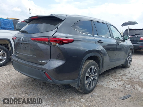 2023 Toyota Highlander L with VIN 5TDKDRBHXPS017948, listed as a IAAI auction lot 42370265 with 17,768 mi miles and . Bid and sale history available at DreamBid. Image 4.