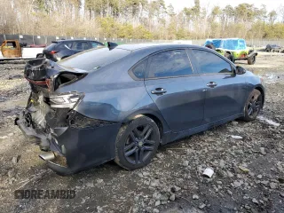 2020 Kia Forte GT-Line with VIN 3KPF34ADXLE168038, listed as a Copart auction lot 45873365 with 105,327 mi miles and Salvage Title. Bid and sale history available at carsss.com. Image 3.