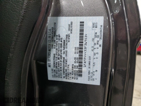 2003 Ford Mustang Deluxe z VIN 1FAFP44433F369534, wystawiony jako Copart lot #76606794 z przebiegiem 88 503 mil mil oraz Szkoda całkowita • Salvage title. Historia ofert i sprzedaży dostępna na DreamBid. Obrazek 13.