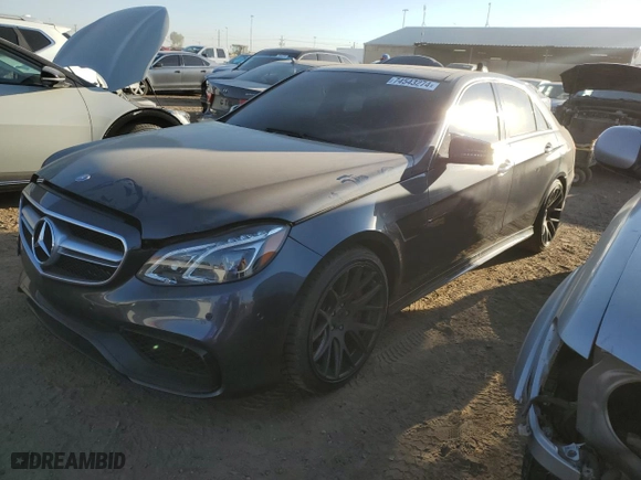 2014 Mercedes-Benz E-Class E 63 AMG S-Model with VIN WDDHF7GB3EA983149, listed as a Copart auction lot 74543274 with 86,410 mi miles and Salvage Title. Bid and sale history available at carsss.com. Image 1.