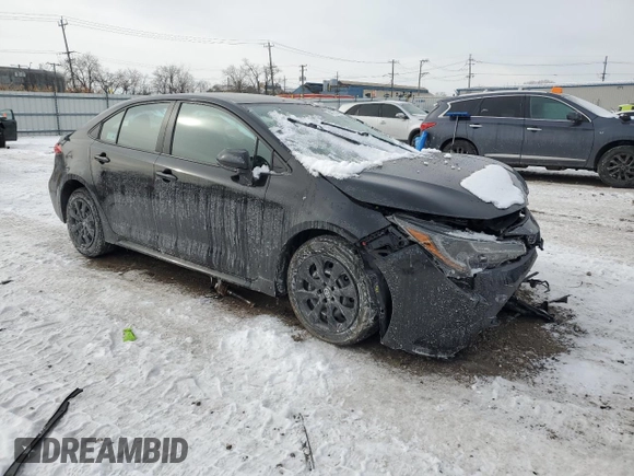 2021 Toyota Corolla LE with VIN 5YFEPMAE4MP259122, listed as a Copart auction lot 44757505 with 66,485 mi miles and Salvage Title. Bid and sale history available at carsss.com. Image 4.