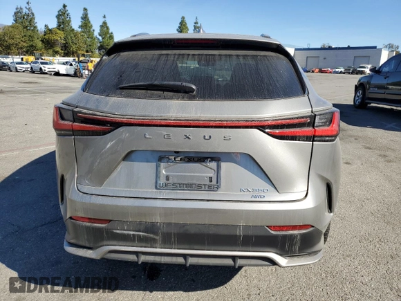 2024 Lexus NX with VIN 2T2KGCEZ4RC038178, listed as a Copart auction lot 41735315 with 11,079 mi miles and Salvage Title. Bid and sale history available at carsss.com. Image 6.