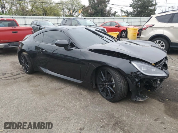 2023 Toyota GR86 Premium with VIN JF1ZNBE14P9751264, listed as a Copart auction lot 73826944 with 17,199 mi miles and Salvage Title. Bid and sale history available at carsss.com. Image 4.