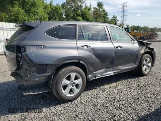 2021 Toyota Highlander L with VIN 5TDZZRAH1MS086847, listed as a Copart auction lot 54145345 with 43,425 mi miles and Salvage title. Bid and sale history available at DreamBid. Image 3.