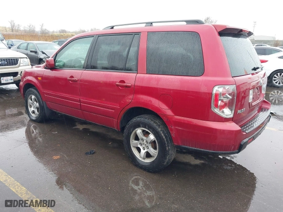 2006 Honda Pilot EX-L with VIN 2HKYF18576H516830, listed as a IAAI auction lot 41740470 with 202,179 mi miles. Bid and sale history available at carsss.com. Image 3.
