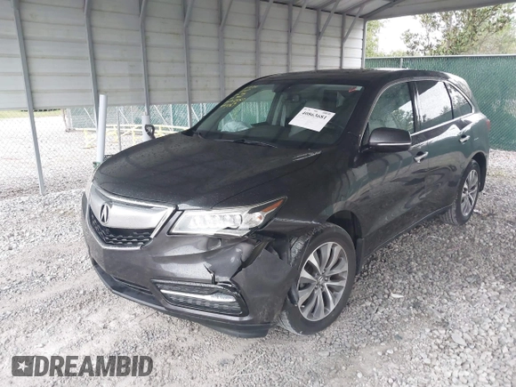 2014 Acura MDX Tech Pkg with VIN 5FRYD3H42EB009323, listed as a IAAI auction lot 40863681 with 87,746 mi miles. Bid and sale history available at carsss.com. Image 17.