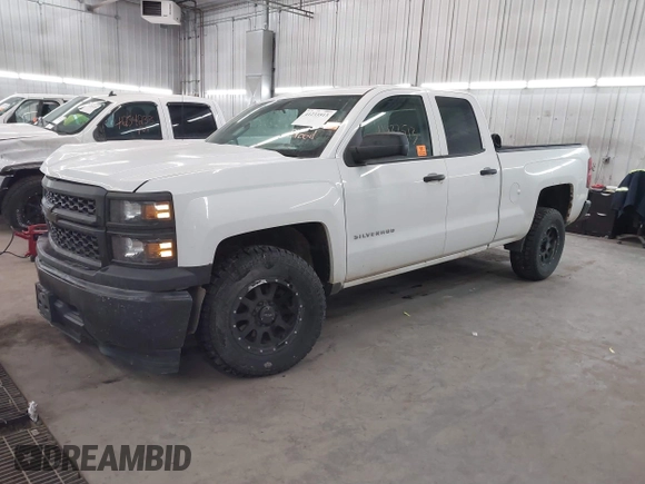 2014 Chevrolet Silverado 1500 Work Truck with VIN 1GCVKPEH3EZ175188, listed as a IAAI auction lot 41233513 with 115,133 mi miles and . Bid and sale history available at DreamBid. Image 2.