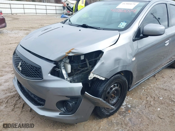 2020 Mitsubishi Mirage G4 ES with VIN ML32F3FJ9LHF08407, listed as a IAAI auction lot 41380079 with 57,292 mi miles. Bid and sale history available at carsss.com. Image 6.