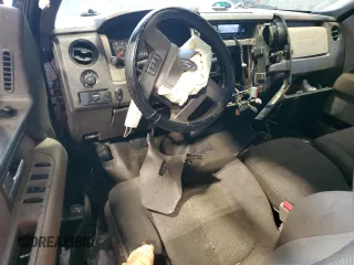 2010 Ford F-150 XL with VIN 1FTEX1E83AFA07593, listed as a Copart auction lot 51984025 with 210,405 mi miles and Salvage Title. Bid and sale history available at carsss.com. Image 8.