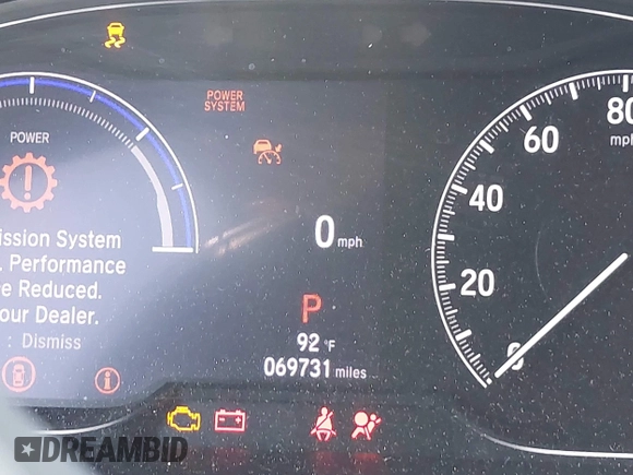 2021 Honda Accord Touring with VIN 1HGCV3F95MA000714, listed as a IAAI auction lot 42350127 with 69,731 mi miles and . Bid and sale history available at DreamBid. Image 7.