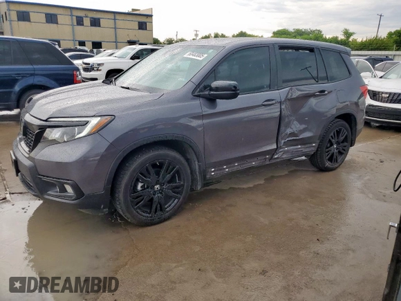 2021 Honda Passport Sport with VIN 5FNYF7H23MB014465, listed as a Copart auction lot 60483005 with 46,533 mi miles and Salvage title. Bid and sale history available at DreamBid. Image 1.