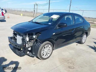 2024 Mitsubishi Mirage G4 ES with VIN ML32FUFJ3RHF01404, listed as a IAAI auction lot 41214066 with 14872 miles. Bid and sale history available at carsss.com. Image 18.