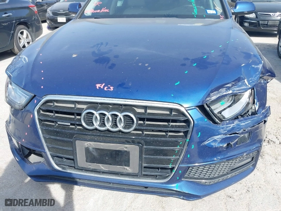 2014 Audi A4 Premium Plus with VIN WAUFFAFLXEN036625, listed as a IAAI auction lot 41876874 with 150,374 mi miles. Bid and sale history available at carsss.com. Image 6.