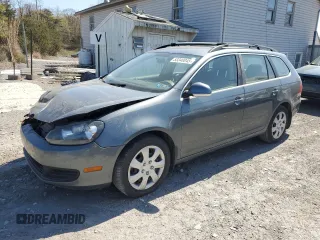 2014 Volkswagen Jetta SportWagen S with VIN 3VWPP7AJ3EM626556, listed as a Copart auction lot 53340045 with 158,885 mi miles and Salvage Title. Bid and sale history available at carsss.com. Image 1.