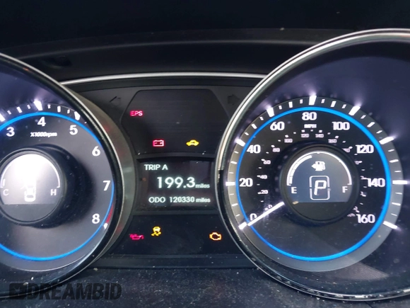 2013 Hyundai Sonata Limited with VIN 5NPEC4ABXDH559620, listed as a IAAI auction lot 41763430 with 120,330 mi miles and . Bid and sale history available at carsss.com. Image 7.