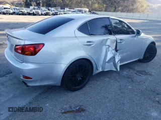 2006 Lexus IS 250 Manual with VIN JTHBK262865008252, listed as a Copart auction lot 84763724 with 140,277 mi miles and Salvage Title. Bid and sale history available at carsss.com. Image 3.