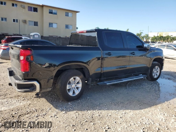 2024 Chevrolet Silverado 1500 LT with VIN 1GCPACEK7RZ172204, listed as a Copart auction lot 77741014 with 9,590 mi miles and Salvage Title. Bid and sale history available at DreamBid. Image 3.