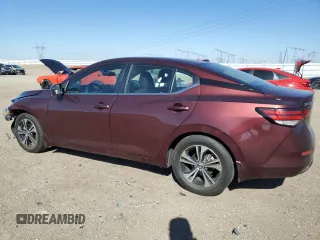 2022 Nissan Sentra SV with VIN 3N1AB8CV9NY307445, listed as a Copart auction lot 43181965 with 26,748 mi miles and Salvage Title. Bid and sale history available at carsss.com. Image 2.