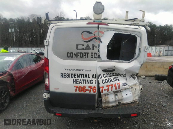 2016 Ford Transit Cargo with VIN 1FTYR1ZM7GKA14464, listed as a IAAI auction lot 41230405 with 120,604 mi miles and . Bid and sale history available at DreamBid. Image 16.