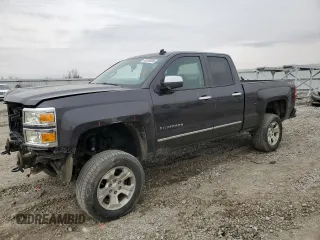 2014 Chevrolet Silverado 1500 LTZ with VIN 1GCVKSEC8EZ210170, listed as a Copart auction lot 48259835 with 134,905 mi miles and Salvage Title. Bid and sale history available at DreamBid. Image 1.