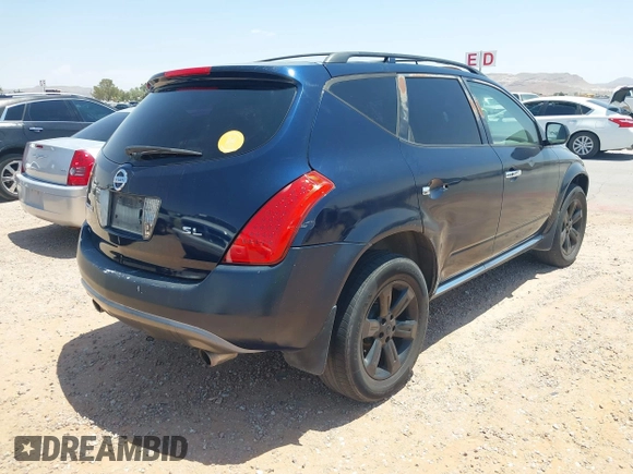 2006 Nissan Murano SL z VIN JN8AZ08T46W429015, wystawiony jako IAAI lot #42311440 z przebiegiem 132 619 mil mil oraz . Historia ofert i sprzedaży dostępna na DreamBid. Obrazek 4.