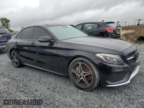 2016 Mercedes-Benz C 450 AMG with VIN 55SWF6EBXGU141562, listed as a Copart auction lot 52255705 with Not Provided miles and Clean Title. Bid and sale history available at carsss.com. Image 4.