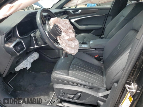 2019 Audi A6 Prestige with VIN WAUM2AF2XKN017031, listed as a Copart auction lot 58634515 with Not provided miles and Salvage title. Bid and sale history available at DreamBid. Image 7.