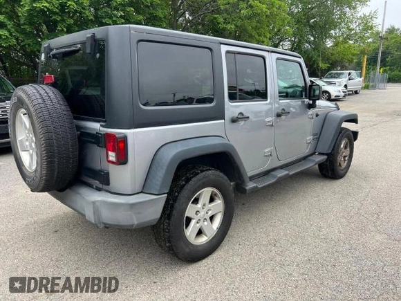 2018 Jeep Wrangler Unlimited Sport S with VIN 1C4HJWDG6JL927319, listed as a Copart auction lot 60488085 with 185,000 mi miles and Clean title. Bid and sale history available at DreamBid. Image 4.