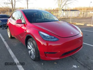 2023 Tesla Model Y Long Range with VIN 7SAYGDEE1PF860207, listed as a IAAI auction lot 41101287 with 24,320 mi miles. Bid and sale history available at carsss.com. Image 1.