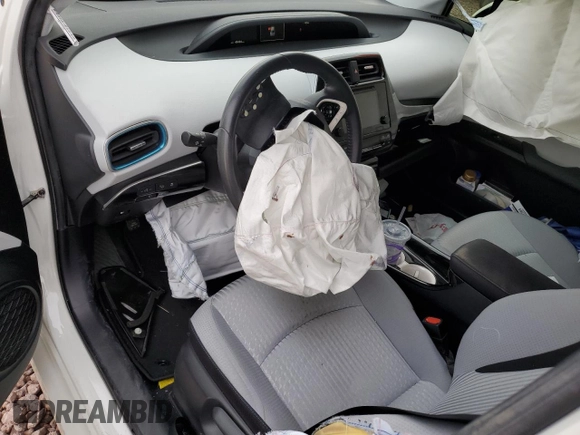 2017 Toyota Prius Two with VIN JTDKARFU9H3046683, listed as a Copart auction lot 53076595 with 49,404 mi miles and Salvage Title. Bid and sale history available at DreamBid. Image 8.