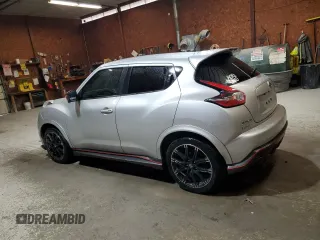 2015 Nissan Juke S with VIN JN8AF5MV9FT565414, listed as a Copart auction lot 50915575 with 128,292 mi miles and Salvage Title. Bid and sale history available at carsss.com. Image 2.