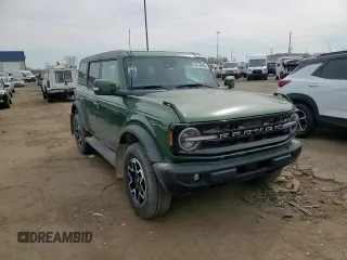 2022 Ford Bronco with VIN 1FMEE5BP9NLB50804, listed as a Copart auction lot 54220825 with 22,080 mi miles and Salvage title. Bid and sale history available at DreamBid. Image 14.